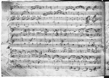 Trio in G-Dur für Violine, Cembalo und Violoncello (K 496) 1786 (2. Seite)